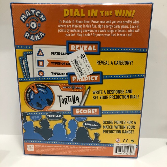 USAOPOLY Match-O-Rama Family Board Game Press Your Luck Matching Game Fun New - Picture 2 of 9